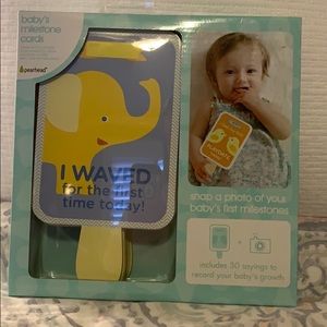 Baby milestone cards